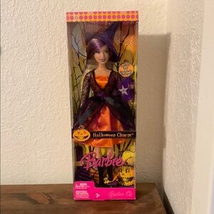 Barbie Halloween Charm Witch Costume - Orange and Black